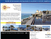 Tablet Screenshot of abcsolar.com